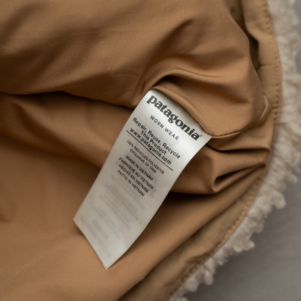 Patagonia Dusty Mesa Parka Womens Size S Beige Full Zip Outdoors Solid Warm - Picture 9 of 11
